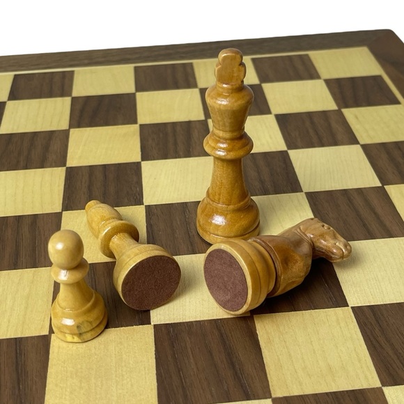 Excalibur Artisan Games Premium Grade Deluxe Wooden Wood Chess Set 3.25” King - Picture 16 of 16